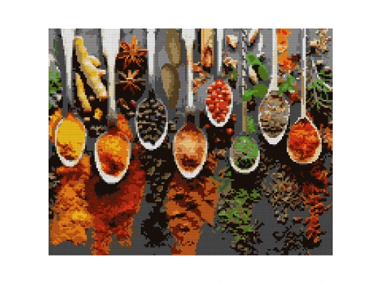 Алмазная мозаика SANTI Мир специй 40*50см на подрамнике купить в интернет магазине подарков ПраздникШоп