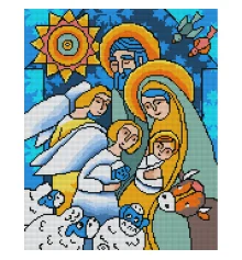 Алмазная мозаика SANTI Рождество 40*50см на подрамнике ©mosyakart купить в интернет магазине подарков ПраздникШоп