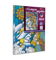 Алмазная мозаика SANTI Рождество 40*50см на подрамнике ©mosyakart купить в интернет магазине подарков ПраздникШоп