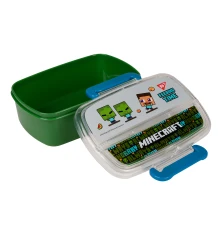 Ланч-бокс Yes Minecraft 750 мл с приборами купить в интернет магазине подарков ПраздникШоп