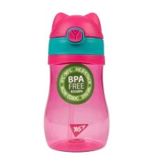 Бутылка для воды Yes Fusion 350 мл розовая купить в интернет магазине подарков ПраздникШоп