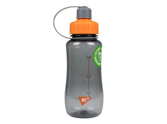 Бутылка для воды Yes Fusion 600 мл серая купить в интернет магазине подарков ПраздникШоп