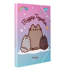 Папка для труда Yes Pusheen A4 картонная купить в интернет магазине подарков ПраздникШоп