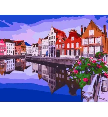 Картина по номерам SANTI Солнечный Амстердам 40х50 купить в интернет магазине подарков ПраздникШоп