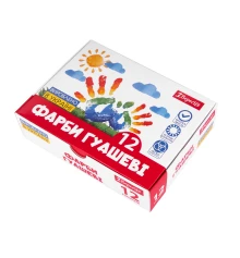 Краски гуашевые 1Вересня Classic 12 цветов 20 мл купить в интернет магазине подарков ПраздникШоп