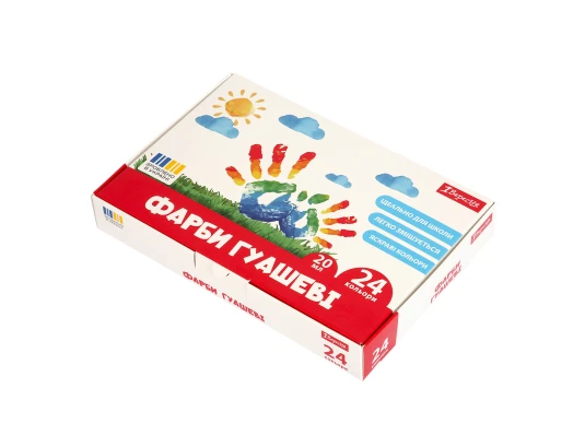 Краски гуашевые 1Вересня Classic 24 цвета 20 мл купить в интернет магазине подарков ПраздникШоп