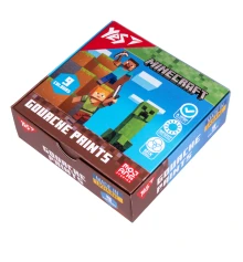 Краски гуашевые Yes Minecraft 9 цветов 20 мл купить в интернет магазине подарков ПраздникШоп