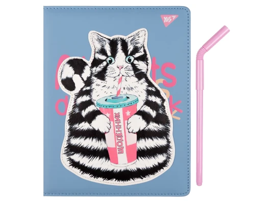 Дневник школьный YES PU Cat купить в интернет магазине подарков ПраздникШоп