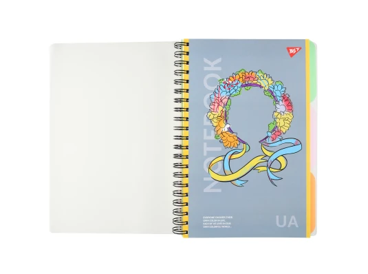 Тетрадь для записей YES Notebook UA А4 144 листа пластиковая обложка купить в интернет магазине подарков ПраздникШоп