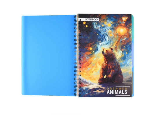 Тетрадь для записей YES Dreamer animals А4 144 листа пластиковая обложка купить в интернет магазине подарков ПраздникШоп