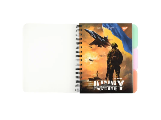 Тетрадь для записей YES Army Ukraine А5 144 листа пластиковая обложка купить в интернет магазине подарков ПраздникШоп