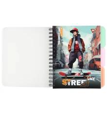 Тетрадь для записей YES Street guy А5 144 листа пластиковая обложка купить в интернет магазине подарков ПраздникШоп
