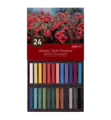 Пастель сухая художественная Santi 24 цвет купить в интернет магазине подарков ПраздникШоп