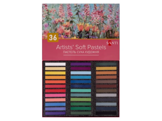 Пастель сухая художественная Santi 36 цветов купить в интернет магазине подарков ПраздникШоп