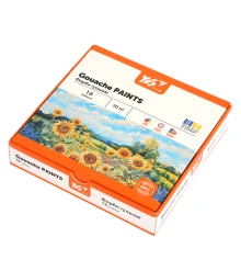 Краски гуашевые Yes Orange Line 16 цветов 20 мл купить в интернет магазине подарков ПраздникШоп