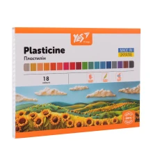 Пластилин Yes Orange Line 18 цветов 360 г купить в интернет магазине подарков ПраздникШоп