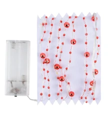 Гирлянда LED Yes! Fun на медной проволоке Бусины 20 LED тепло-белая 2 купить в интернет магазине подарков ПраздникШоп