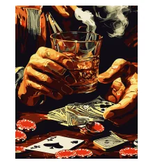 Картина по номерам SANTI Казино 40*50 купить в интернет магазине подарков ПраздникШоп