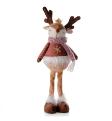 Новогодняя мягкая игрушка Yes! Fun Олень с короной 45 см LED купить в интернет магазине подарков ПраздникШоп