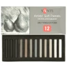 Пастель сухая худож Santi Grey Tones 12 цв.