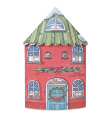 Декор новогодний Yes! Fun Домик-светильник 21см картон LED купить в интернет магазине подарков ПраздникШоп
