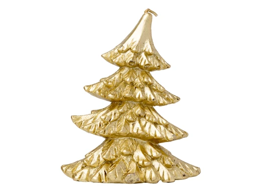 Свеча Yes! Fun Золотая елка 12см парафин купить в интернет магазине подарков ПраздникШоп