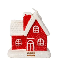 Свеча Yes! Fun Заснеженный домик 8см парафин купить в интернет магазине подарков ПраздникШоп