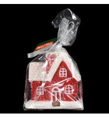 Свеча Yes! Fun Заснеженный домик 8см парафин купить в интернет магазине подарков ПраздникШоп