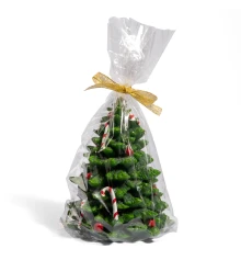 Свеча Yes! Fun Елка с украшениями 15см парафин купить в интернет магазине подарков ПраздникШоп