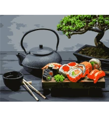 Картина по номерам SANTI Японская кухня купить в интернет магазине подарков ПраздникШоп