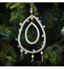 Украшение новогоднее Yes! Fun Элегия 16см акрил купить в интернет магазине подарков ПраздникШоп