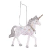 Украшение новогоднее Yes! Fun Единорог 11см акрил глиттер