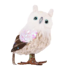 Фигурка новогодняя Yes! Fun Сова 13см купить в интернет магазине подарков ПраздникШоп