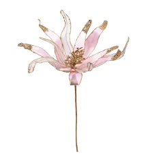 Цветок декоративный Yes! Fun Рождественская звезда розовый 40см купить в интернет магазине подарков ПраздникШоп