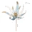 Цветок декоративный Yes! Fun Рождественская звезда голубой 40см купить в интернет магазине подарков ПраздникШоп