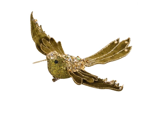 Фигурка декоративная Yes! Fun Птичка 21см темно-зеленая купить в интернет магазине подарков ПраздникШоп