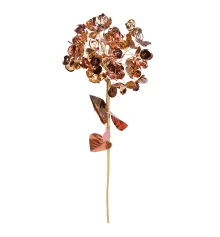 Цветок декоративный Yes! Fun Гортензия золотой фольга 63см купить в интернет магазине подарков ПраздникШоп