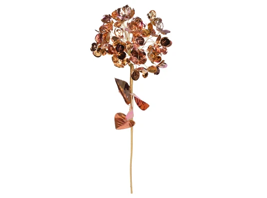 Цветок декоративный Yes! Fun Гортензия золотой фольга 63см купить в интернет магазине подарков ПраздникШоп