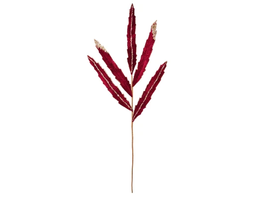 Ветка декоративная Yes! Fun Листья бордо 85см купить в интернет магазине подарков ПраздникШоп