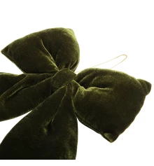 Украшение декоративное Yes! Fun Бант 32x25см темно-зеленый купить в интернет магазине подарков ПраздникШоп