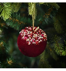 Украшение декоративное Yes! Fun Яблоко 8см бордо купить в интернет магазине подарков ПраздникШоп