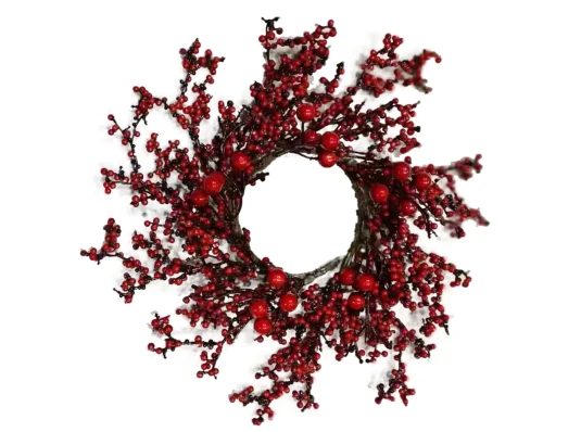 Венок декоративный Yes! Fun Барбарис красный купить в интернет магазине подарков ПраздникШоп
