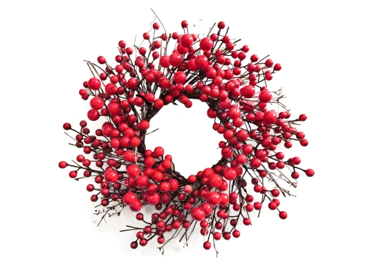 Венок декоративный Yes! Fun Калина красная купить в интернет магазине подарков ПраздникШоп