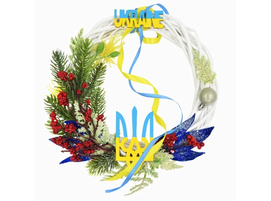 Венок Yes! Fun Красная калина  d-25 см купить в интернет магазине подарков ПраздникШоп