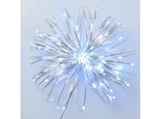 Электрогирлянда Yes! Fun Нить на медной проволоке 100 LED холодно-белая 10 м статич купить в интернет магазине подарков ПраздникШоп