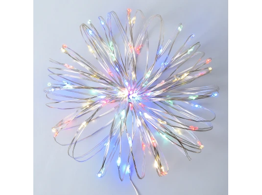 Электрогирлянда Yes! Fun Нить на медной проволоке 100 LED разноцветная 10 м статич купить в интернет магазине подарков ПраздникШоп