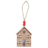 Фигурка декоративная Yes! Fun Домик 8см подвеска дерево LED