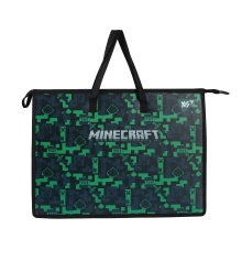 Папка портфель Yes Minecraft А3 с тканевыми ручками купить в интернет магазине подарков ПраздникШоп