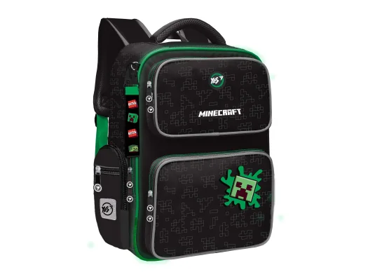 Рюкзак школьный полукаркасный YES Minecraft Time S-101 купить в интернет магазине подарков ПраздникШоп