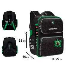 Рюкзак школьный полукаркасный YES Minecraft Time S-101 купить в интернет магазине подарков ПраздникШоп